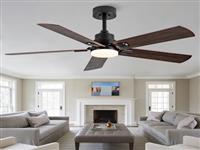 Практичные потолочные вентиляторы с подсветкой для комфорта в доме